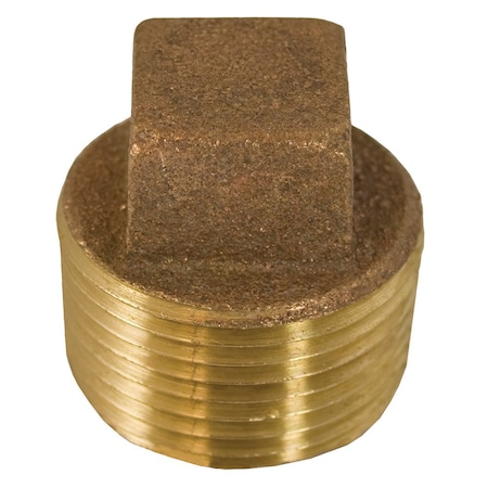 Jones Stephens 1-1/4in. Bronze Cored Plug with Square Head B74287LF